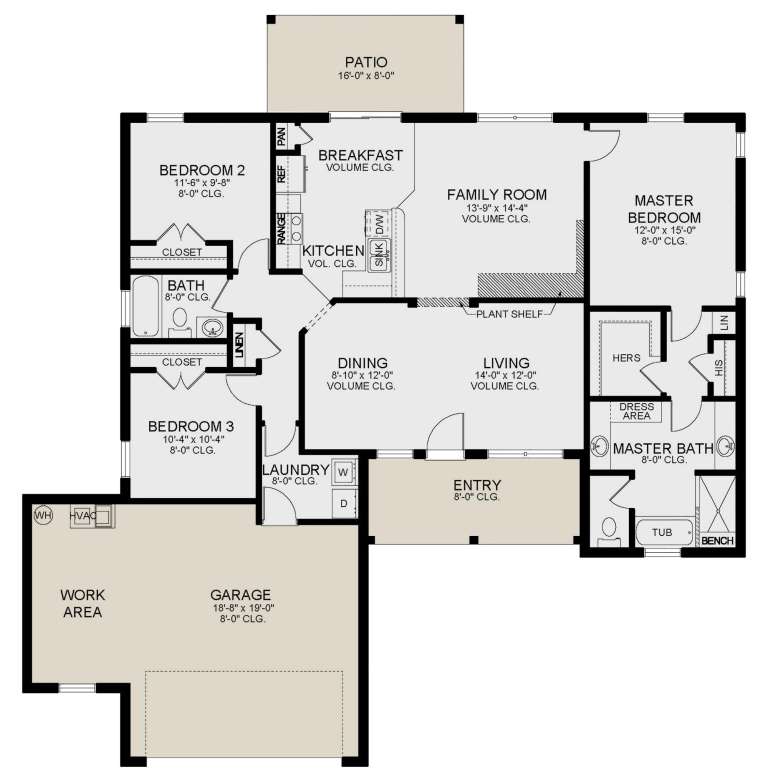 House Plan House Plan #22758 Drawing 1