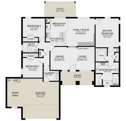 Main Floor for House Plan #3978-00225