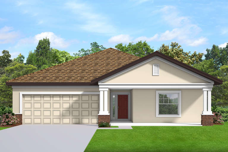 House Plan House Plan #22786 Front Elevation 