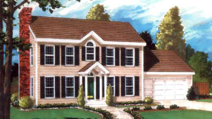 4 Bed, 3 Bath, 2157 Square Foot House Plan - #033-00037
