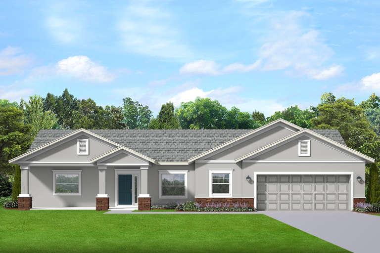 House Plan House Plan #22814 Front Elevation 