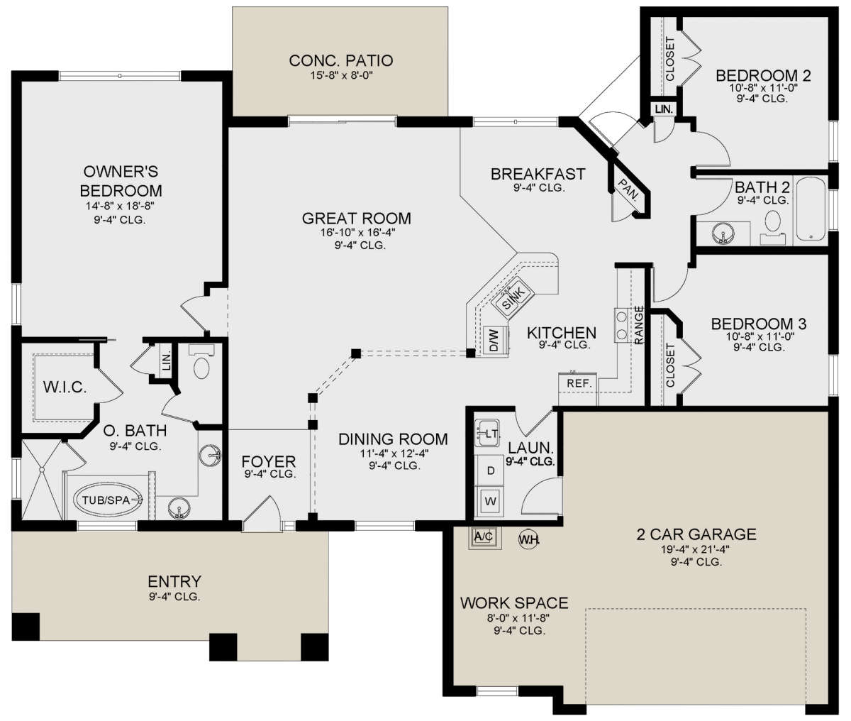 Main Floor for House Plan #3978-00231