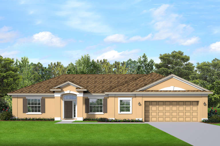 House Plan House Plan #22821 Front Elevation 
