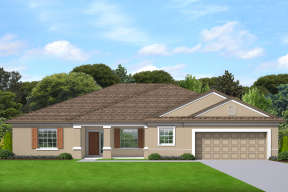 Ranch House Plan #3978-00233 Elevation Photo
