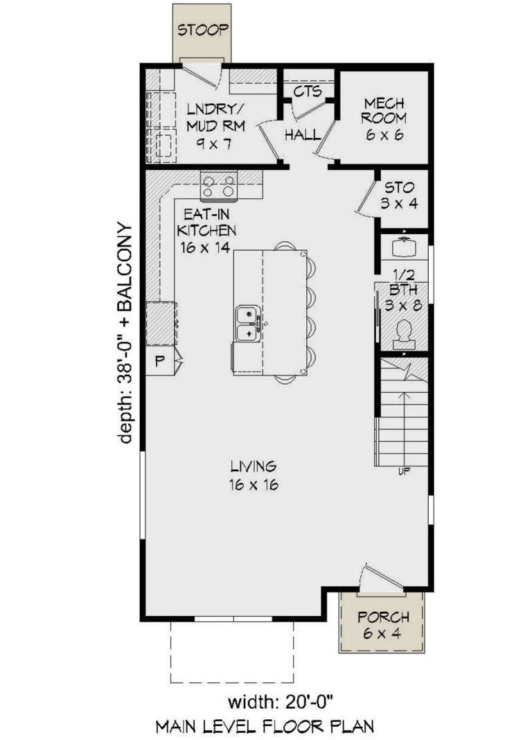 House Plan House Plan #22842 Drawing 1
