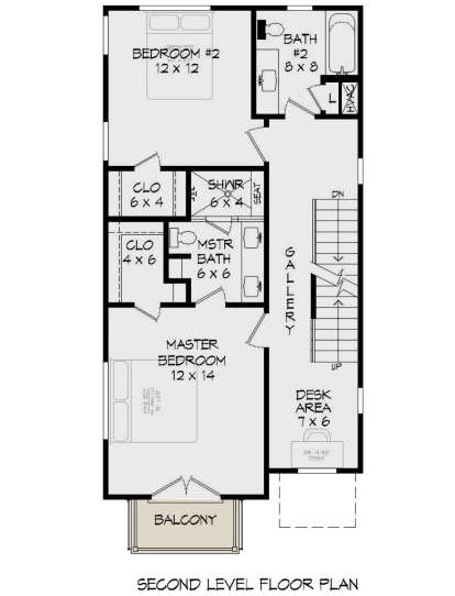 Second Floor for House Plan #940-00165