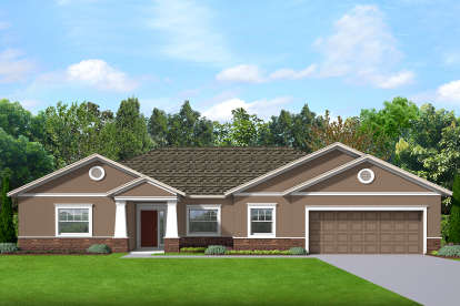 Ranch House Plan #3978-00235 Elevation Photo