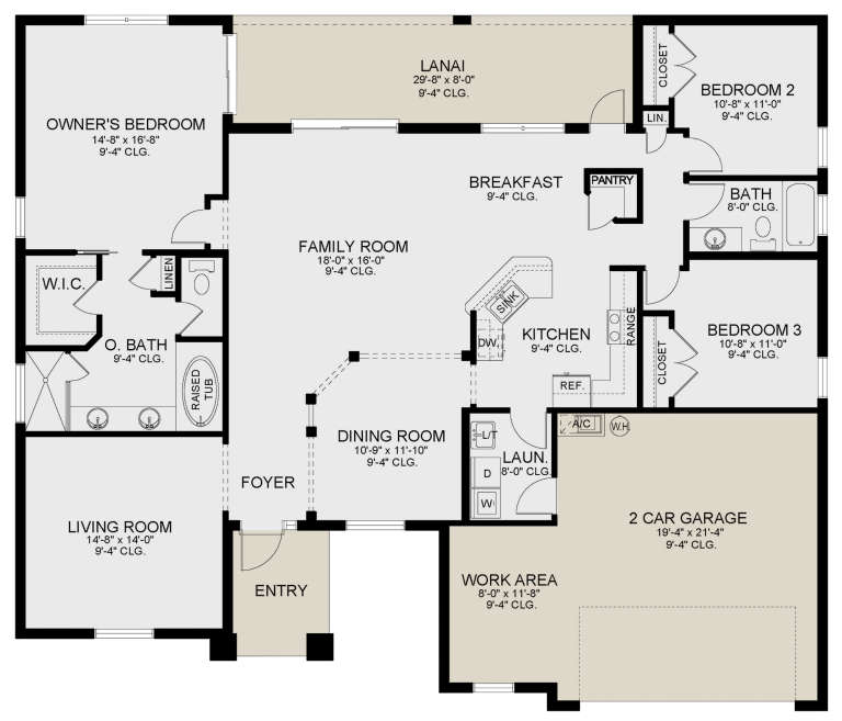 House Plan House Plan #22856 Drawing 1