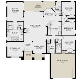 Main Floor for House Plan #3978-00237
