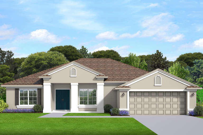 House Plan House Plan #22877 Front Elevation 
