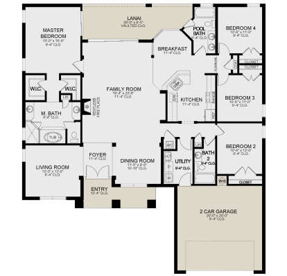 Main Floor for House Plan #3978-00238