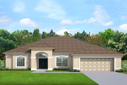 Florida House Plan #3978-00240 Elevation Photo