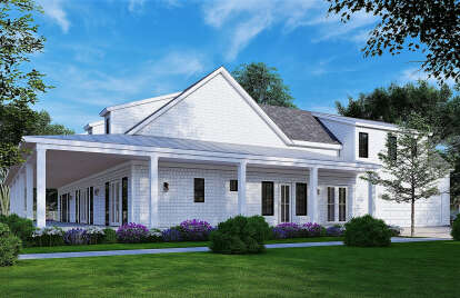 Modern Farmhouse House Plan #699-00244 Elevation Photo