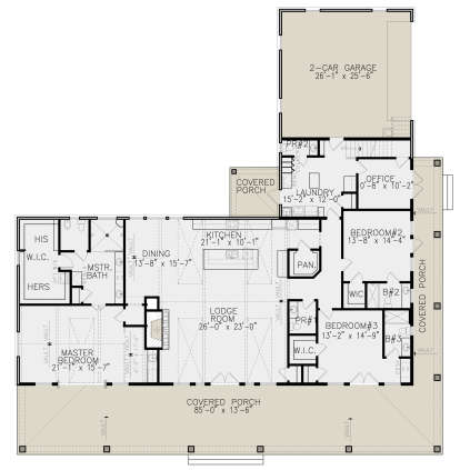 Main Floor for House Plan #699-00244