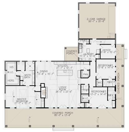 Main Floor for House Plan #699-00244