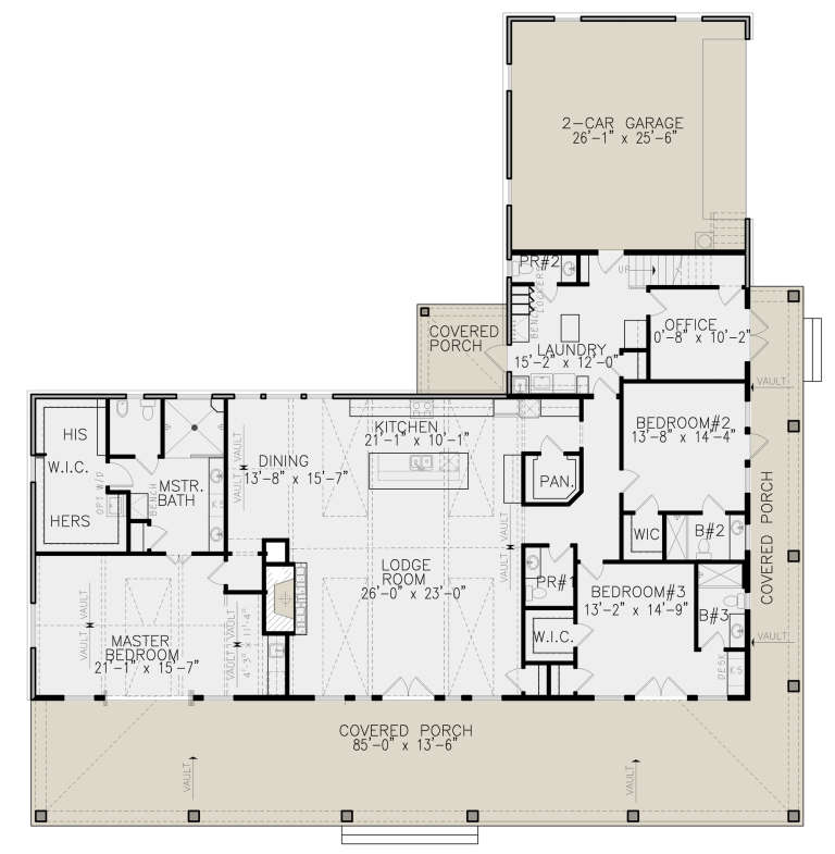 House Plan House Plan #22898 Drawing 1