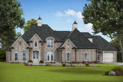 European House Plan #699-00245 Elevation Photo