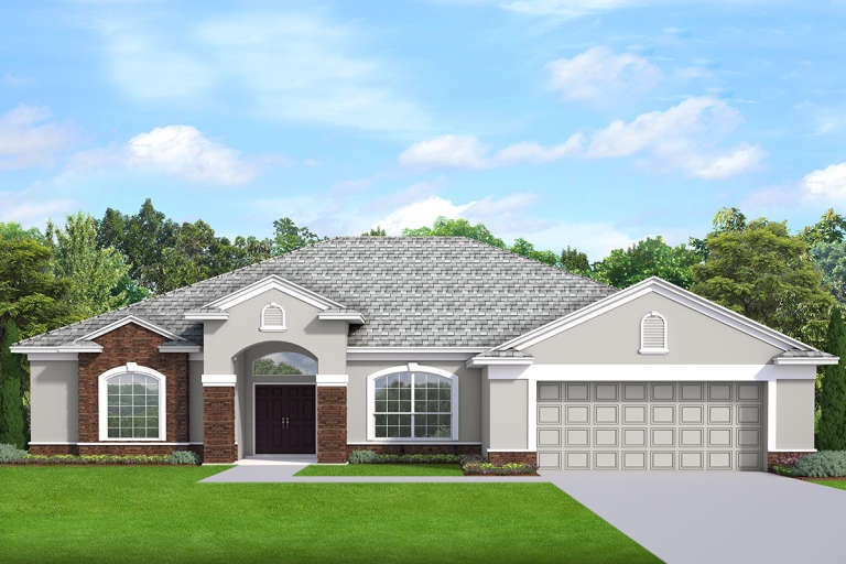 House Plan House Plan #22919 Front Elevation 
