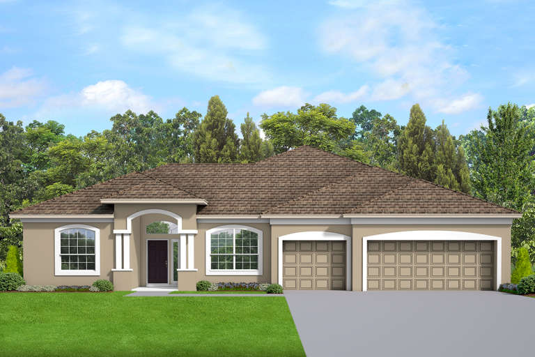 House Plan House Plan #22926 Front Elevation 