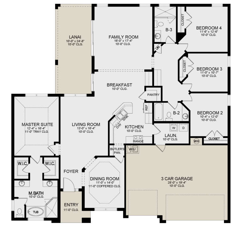 House Plan House Plan #22926 Drawing 1