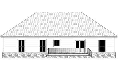 Modern Farmhouse House Plan #348-00290 Elevation Photo