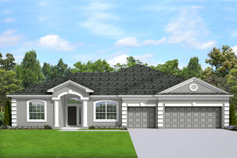 Ranch House Plan #3978-00244 Elevation Photo