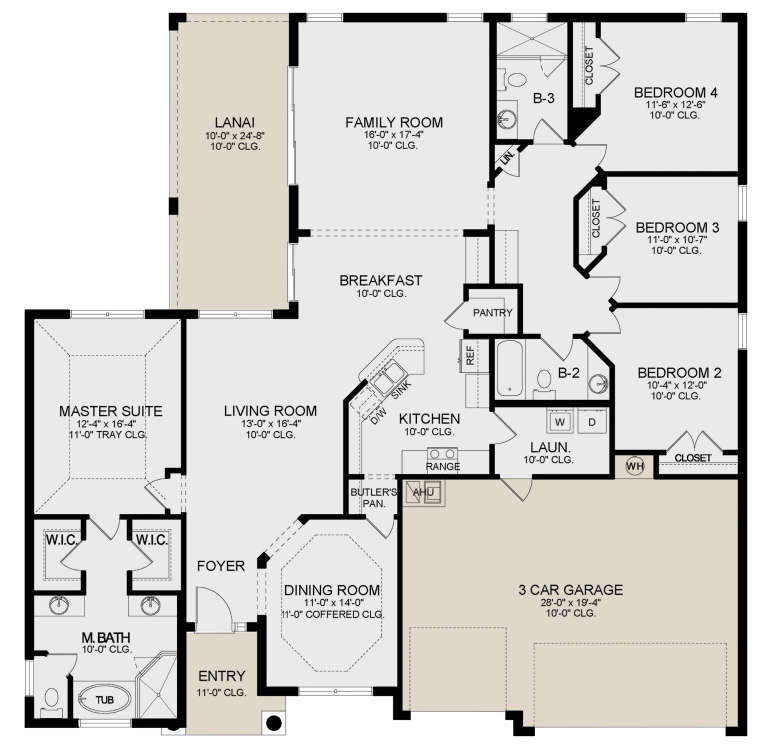 House Plan House Plan #22940 Drawing 1
