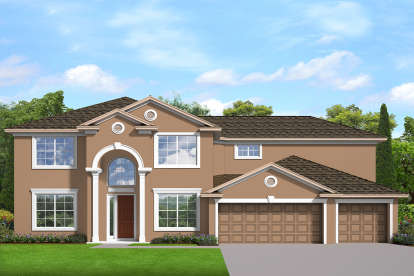 Florida House Plan #3978-00246 Elevation Photo