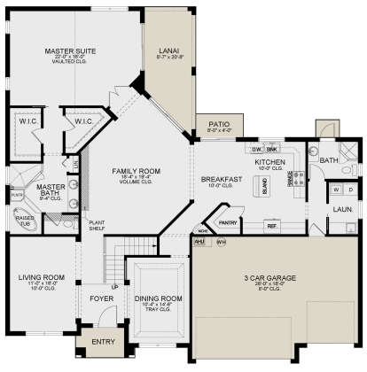 Main Floor for House Plan #3978-00246