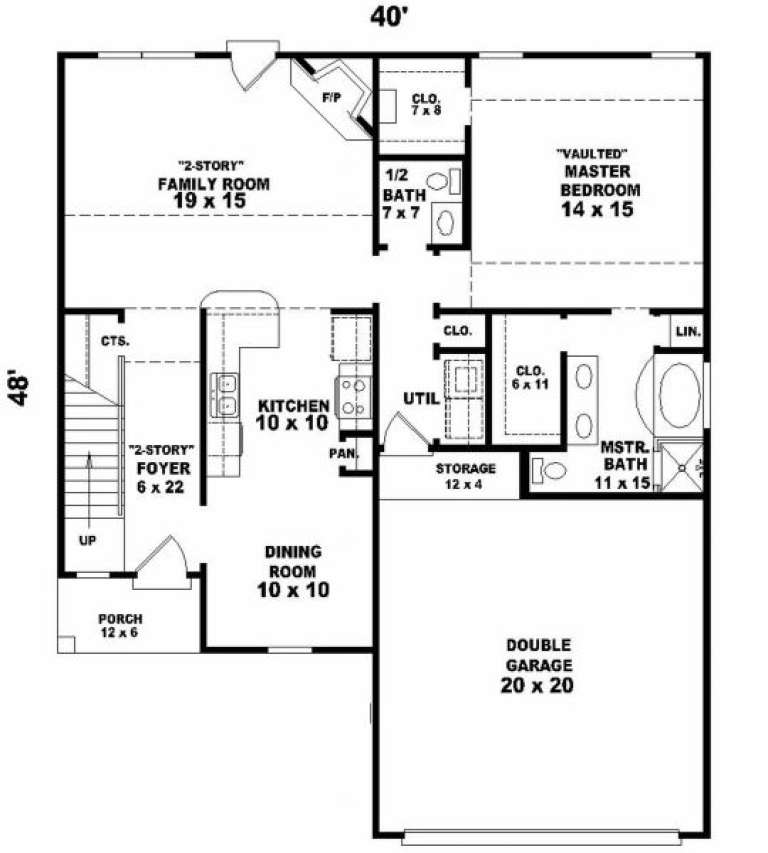 House Plan House Plan #2296 Drawing 1