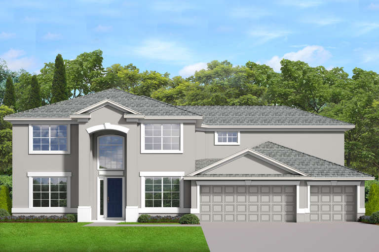 House Plan House Plan #22961 Front Elevation 