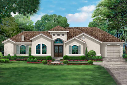 4 Bed, 3 Bath, 3153 Square Foot House Plan - #5445-00345
