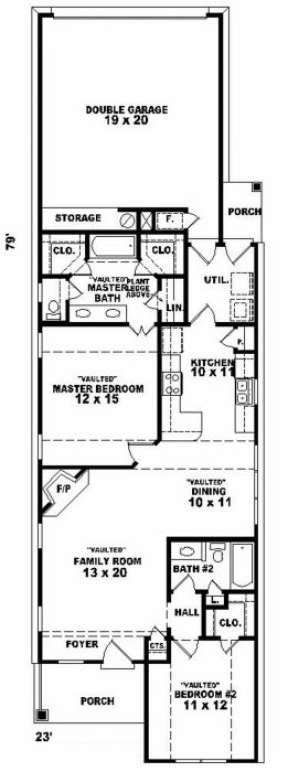 Floorplan for House Plan #053-00154