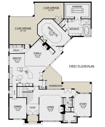 Main Floor for House Plan #5445-00346