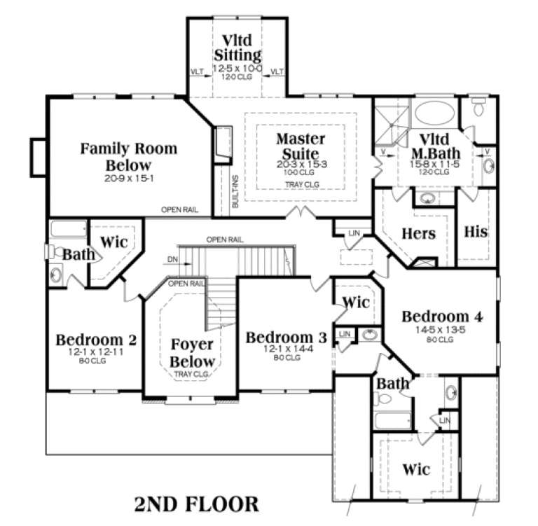 House Plan House Plan #23 Drawing 2