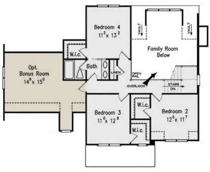 Second Floor for House Plan #8594-00302