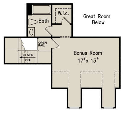 Optional Second Floor for House Plan #8594-00303