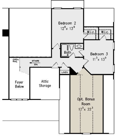 Second Floor for House Plan #8594-00306