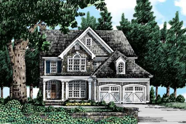 Traditional House Plan #8594-00307 Elevation Photo