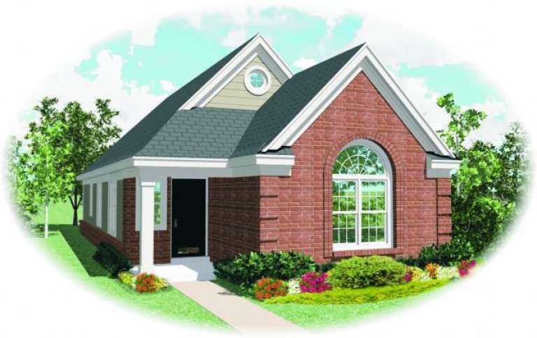 Traditional House Plan #053-00161 Elevation Photo