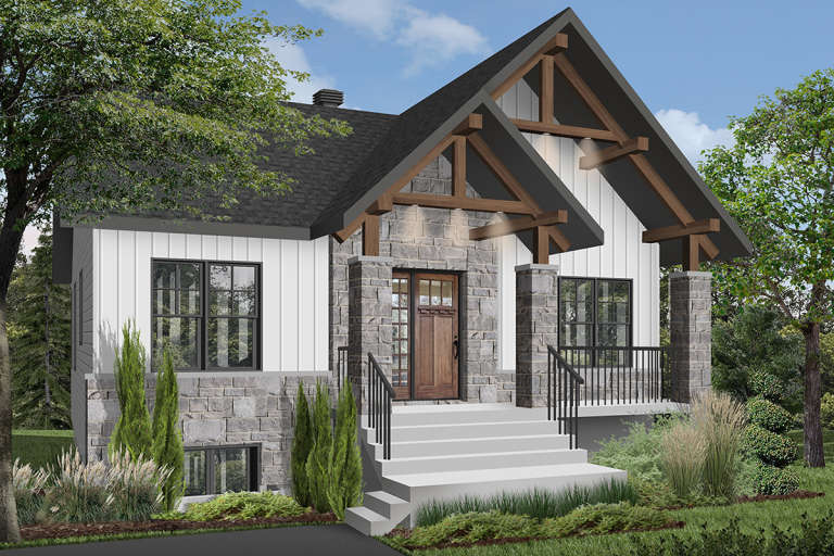 House Plan House Plan #23066 Front Elevation 