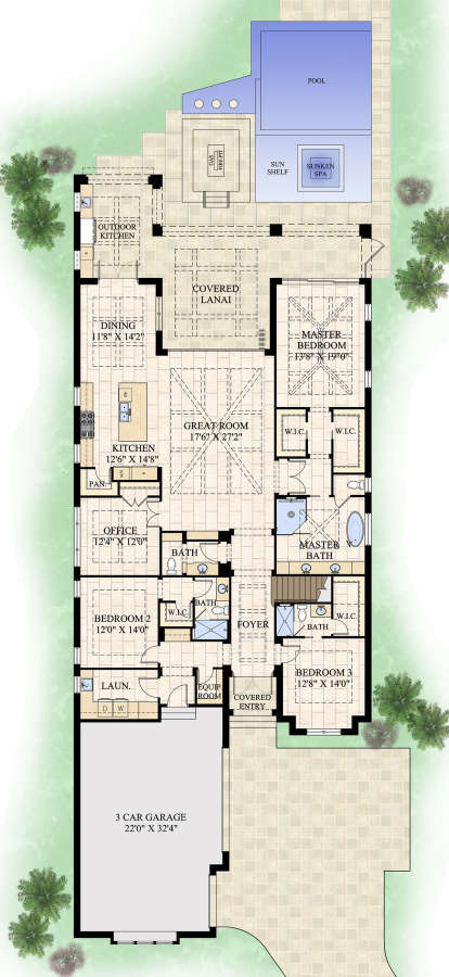 House Plan House Plan #23073 Drawing 1
