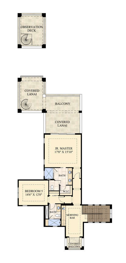 Second Floor for House Plan #748-00001