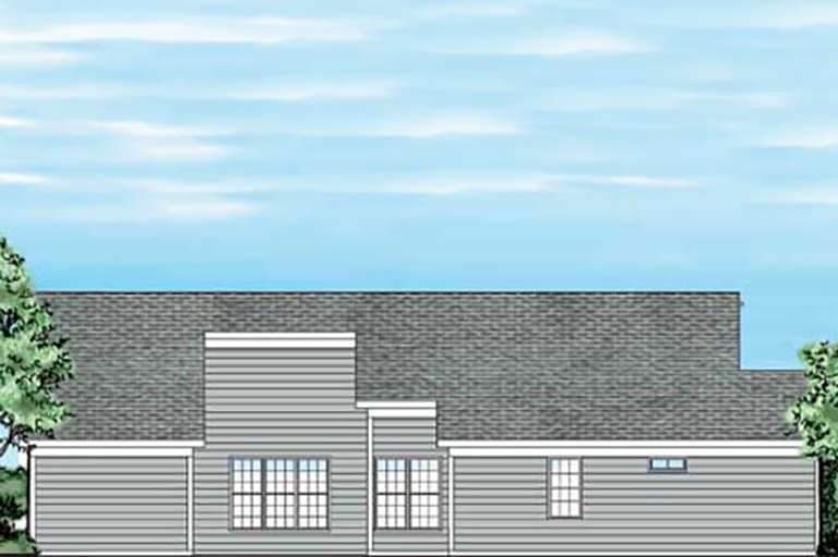 Narrow Lot House Plan #8594-00310 Elevation Photo
