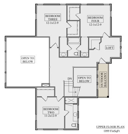 Second Floor for House Plan #5631-00115