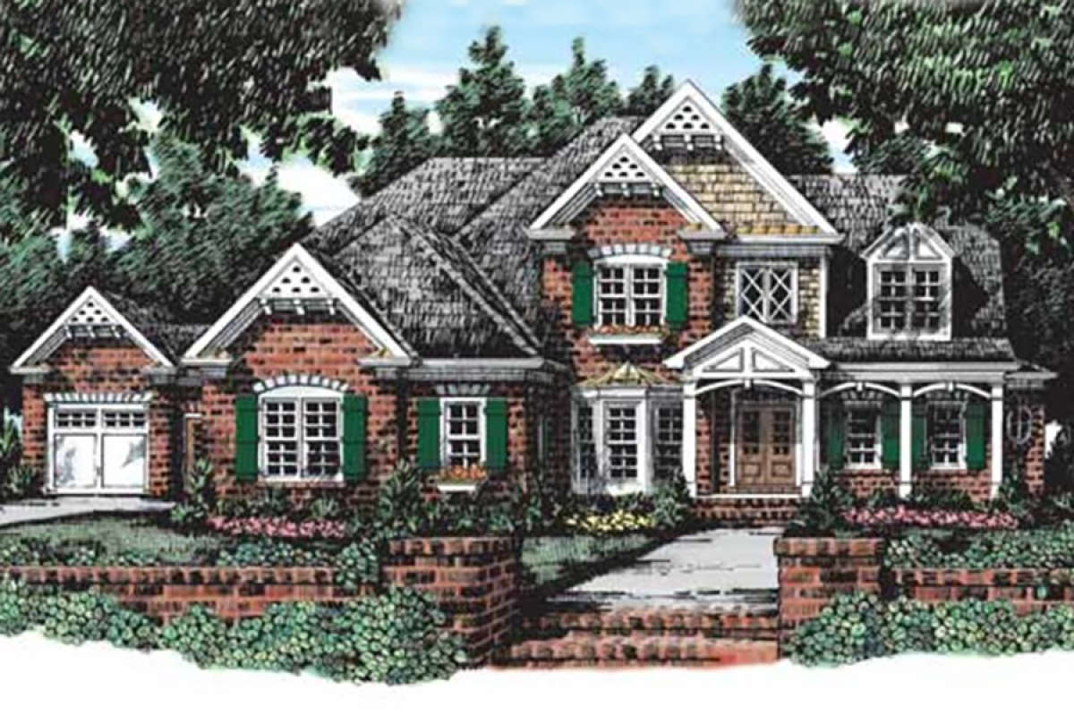 Traditional House Plan #8594-00311 Elevation Photo