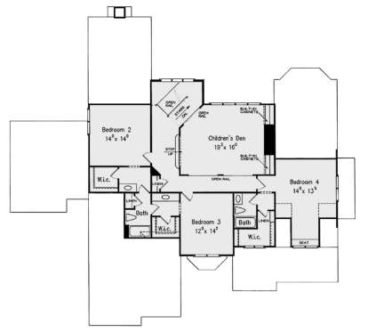 Second Floor for House Plan #8594-00311