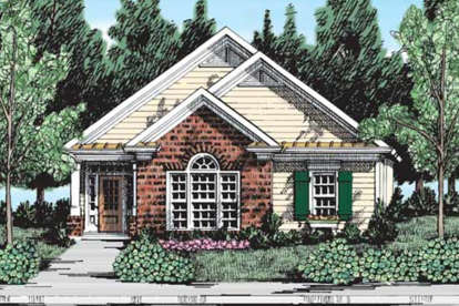 Traditional House Plan #8594-00312 Elevation Photo