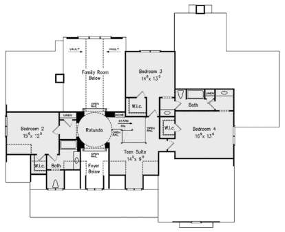 Second Floor for House Plan #8594-00314