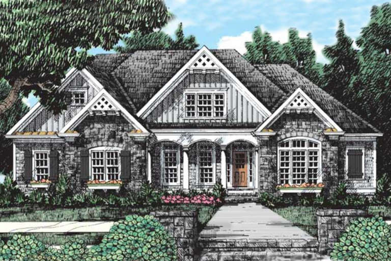 House Plan House Plan #23136 Front Elevation 